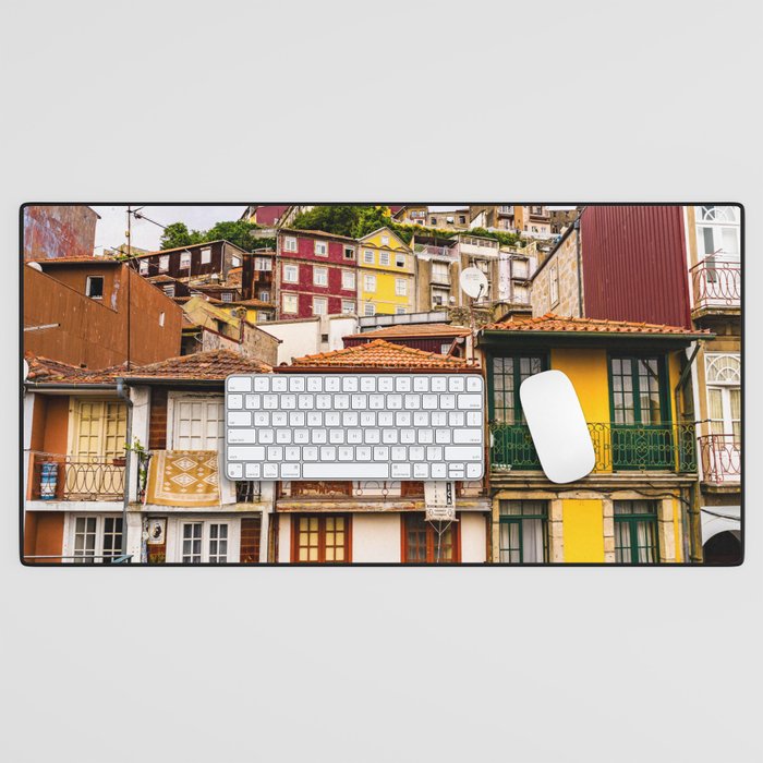 Portuguese Neighborhood Desk Mat Gallery Image 1