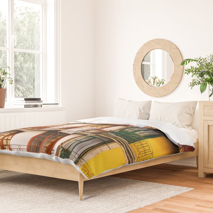Portuguese Neighborhood Duvet Cover Gallery Image 2
