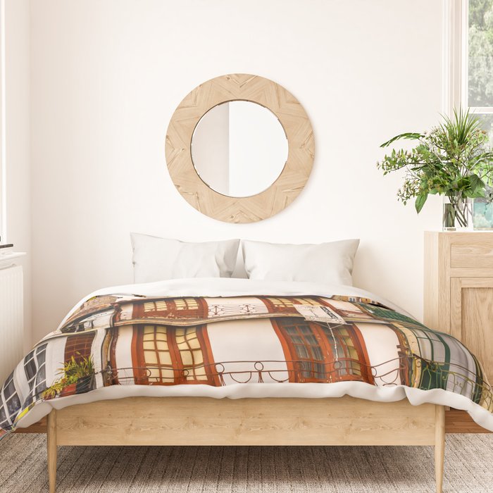 Portuguese Neighborhood Duvet Cover Gallery Image 3
