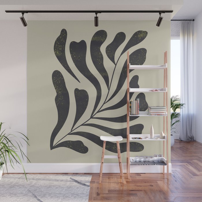 Abstract Plant No. 2 Wall Mural Gallery Image 1