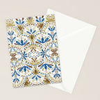 Whimsical Botanical Tile Stationery Card Gallery Image 2