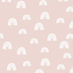 Boho Pink Rainbow - Pink & White Rainbow Pattern - Kids Rainbow Nursery Coffee Mug Gallery Image 2
