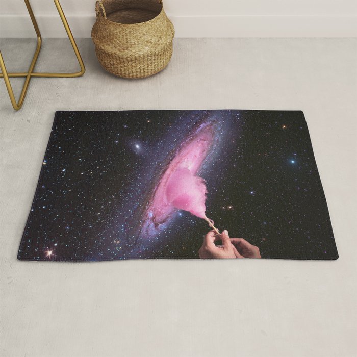 Cosmic Cotton Candy II - Pink Stardust Rug Gallery Image 1