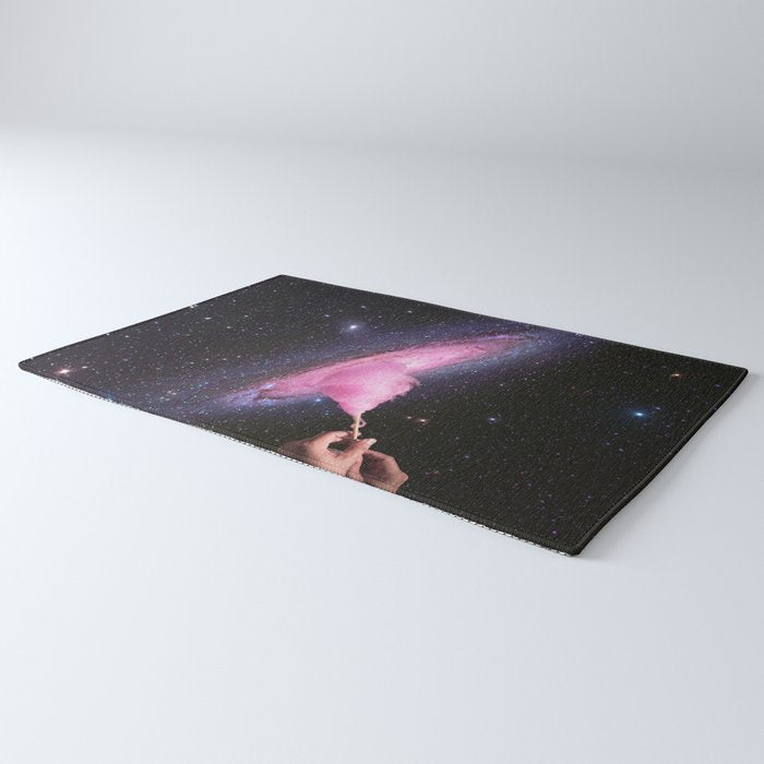 Cosmic Cotton Candy II - Pink Stardust Rug Gallery Image 3