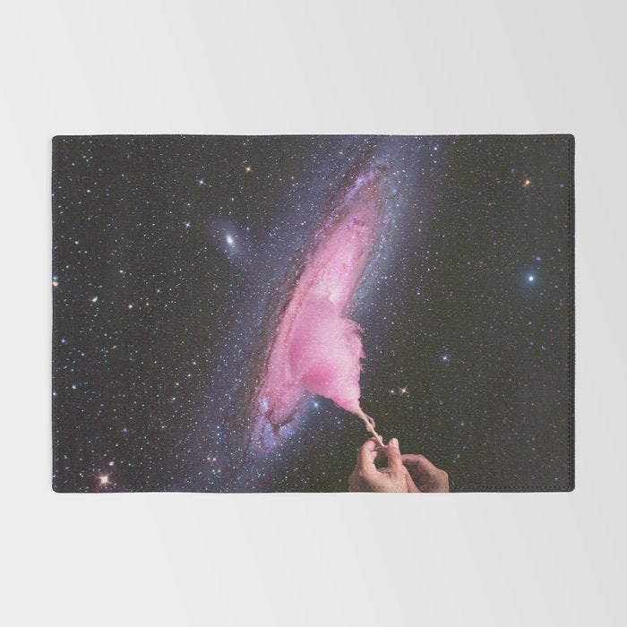 Cosmic Cotton Candy II - Pink Stardust Rug Gallery Image 2