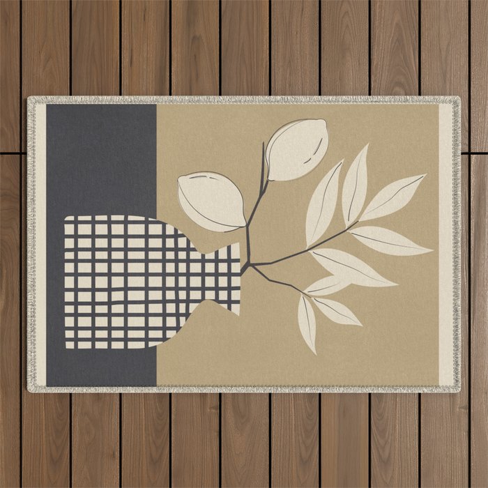 Lemon Stillness 8 Outdoor Rug Gallery Image 1