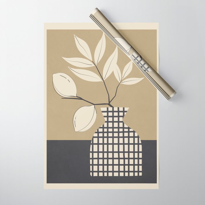 Lemon Stillness 8 Wrapping Paper Gallery Image 1