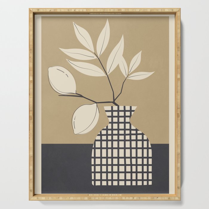 Lemon Stillness 8 Serving Tray Gallery Image 1