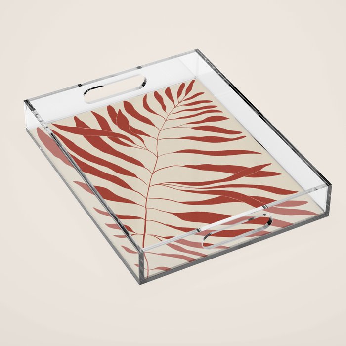 Red Branch Acrylic Tray Gallery Image 1