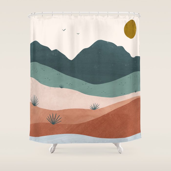 terra serena Shower Curtain Gallery Image 1