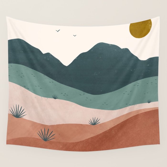 terra serena Wall Tapestry Gallery Image 1