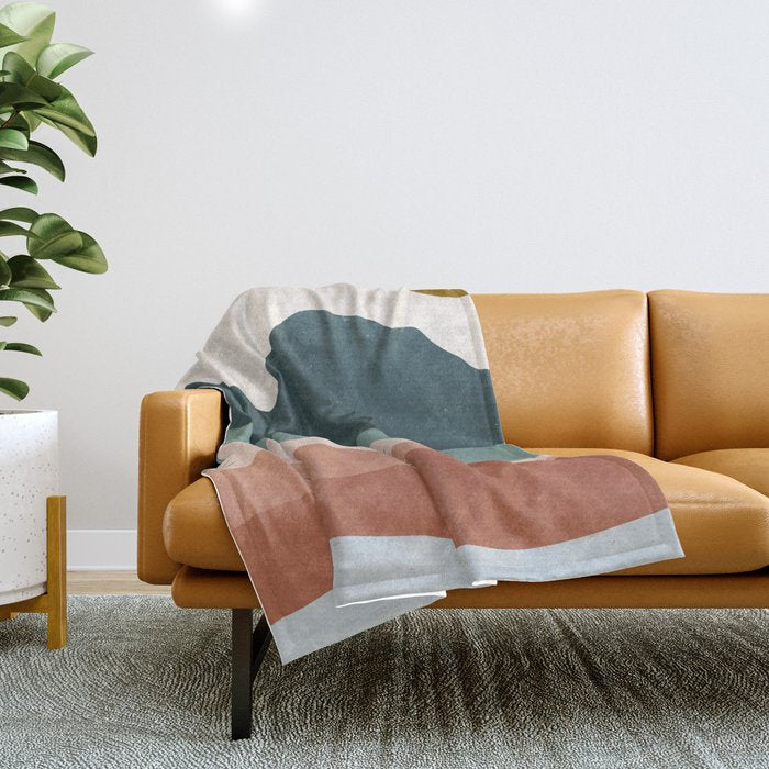 terra serena Throw Blanket Gallery Image 1