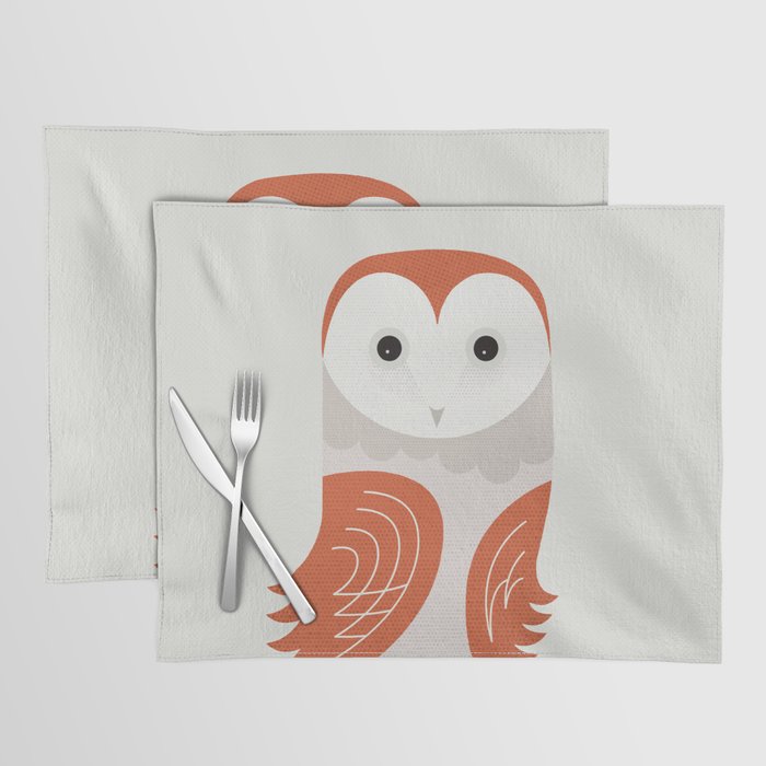 Whimsy Barn Owl Placemat Gallery Image 1