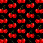 Y2K Cherries - Black Pattern Large Coffee Mug Gallery Image 2