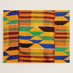 Kente Cloth Pattern Traditional African Jigsaw Puzzle Gallery Image 1