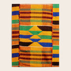 Kente Cloth Pattern Traditional African Poster Gallery Image 4
