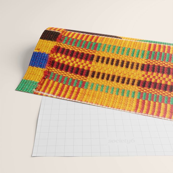 Kente Cloth Pattern Traditional African Wrapping Paper Gallery Image 2