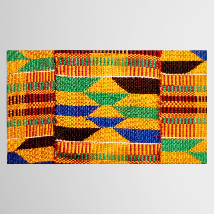 Kente Cloth Pattern Traditional African Tablecloth Gallery Image 2