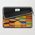 Kente Cloth Pattern Traditional African Laptop Sleeve Gallery Image 2