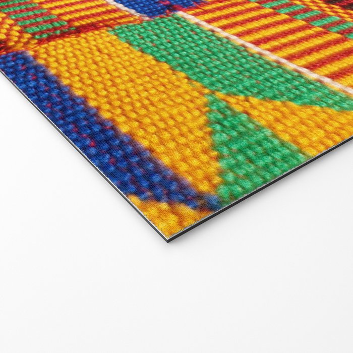 Kente Cloth Pattern Traditional African Welcome Mat Gallery Image 2