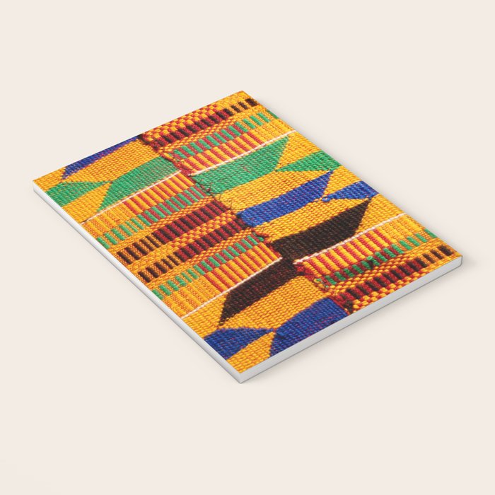 Kente Cloth Pattern Traditional African Notebook Gallery Image 3