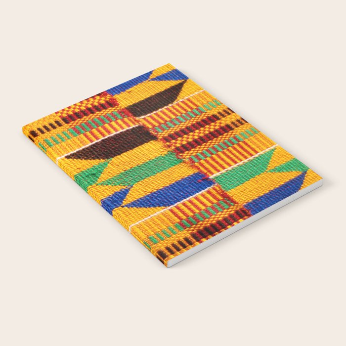Kente Cloth Pattern Traditional African Notebook Gallery Image 2