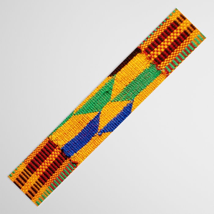 Kente Cloth Pattern Traditional African Table Runner Gallery Image 3