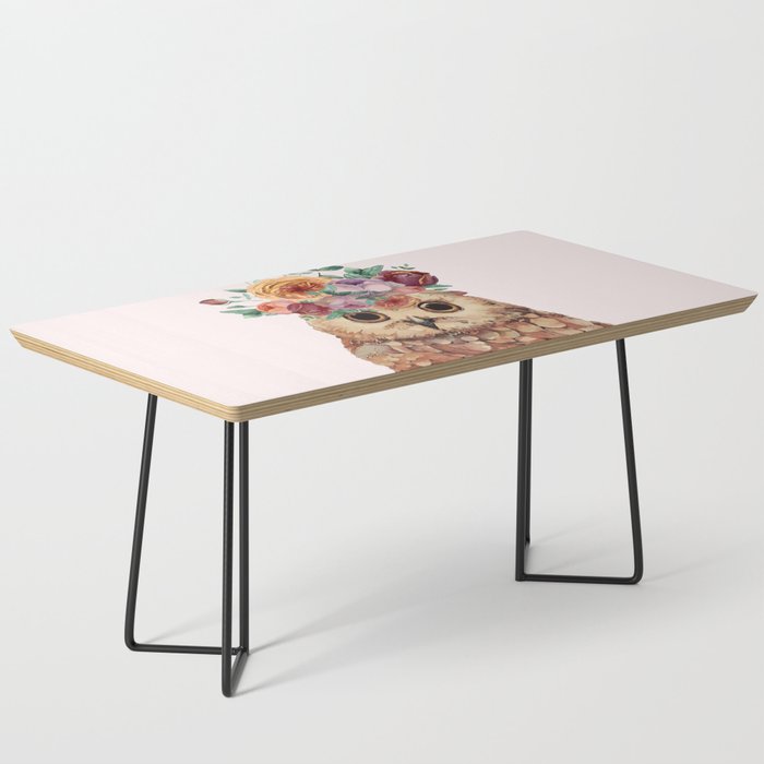 Owl with Flowers Coffee Table Gallery Image 1