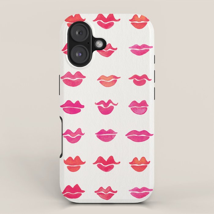 Kiss Collection - Pink Palette iPhone Case Gallery Image 1
