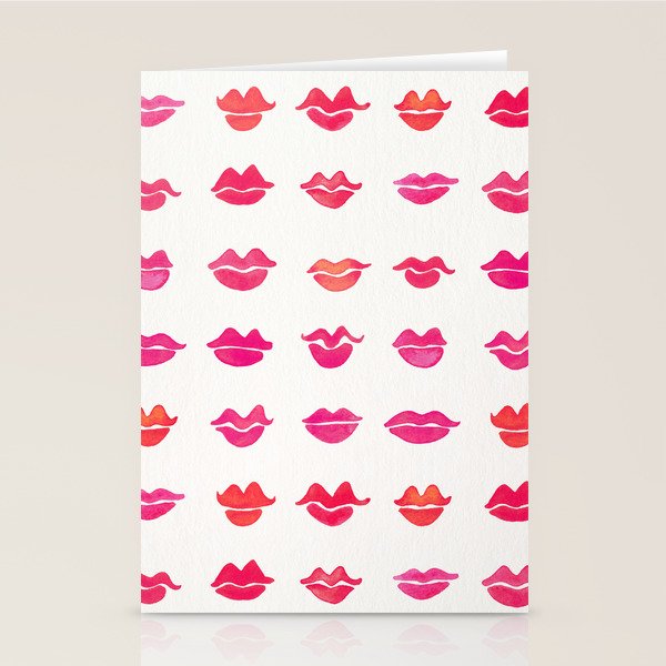 Kiss Collection - Pink Palette Stationery Card Gallery Image 1