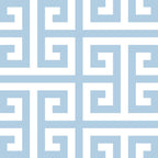 Large Light Blue Greek Key Pattern Coffee Mug Gallery Image 2