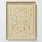 Better Together Line Art Serving Tray Gallery Image 1