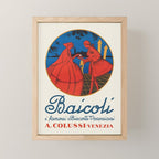 Vintage Italian Food Poster - Baicoli venetian biscuit, 1940s  Mini Art Print Gallery Image 1