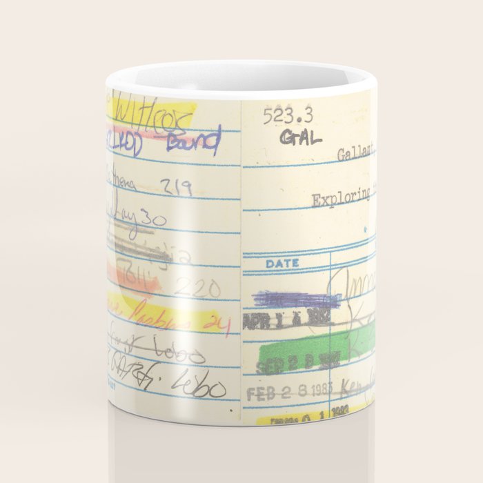 Library Card 3503 Exploring the Moon Coffee Mug Gallery Image 4
