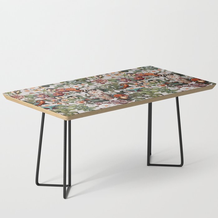 Floral Symphony with Birds Coffee Table Gallery Image 1