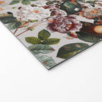 Floral Symphony with Birds Welcome Mat Gallery Image 2