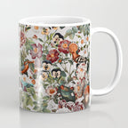 Floral Symphony with Birds Coffee Mug Gallery Image 1
