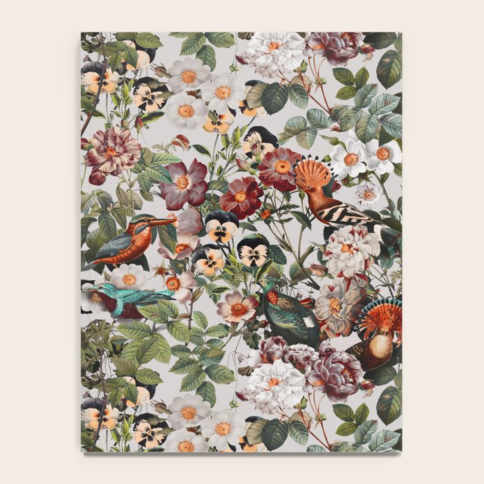 Floral Symphony with Birds Notebook Gallery Image 4
