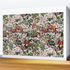 Floral Symphony with Birds Wall Mural Gallery Image 2