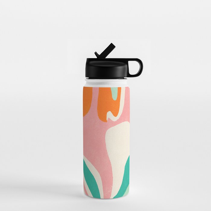 psychedelic fleurs Water Bottle Gallery Image 1