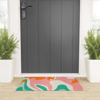 psychedelic fleurs Welcome Mat Gallery Image 3