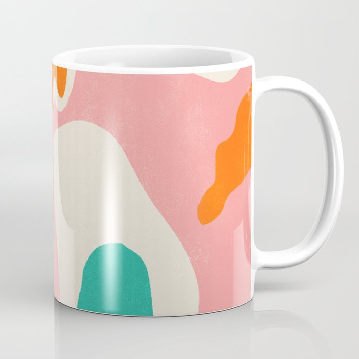 psychedelic fleurs Coffee Mug Gallery Image 1
