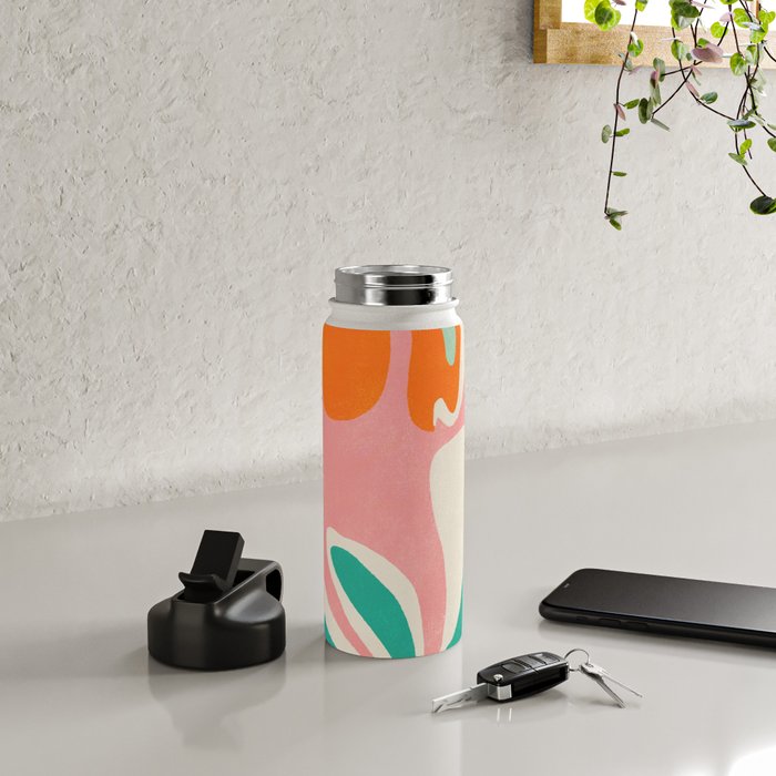 psychedelic fleurs Water Bottle Gallery Image 5