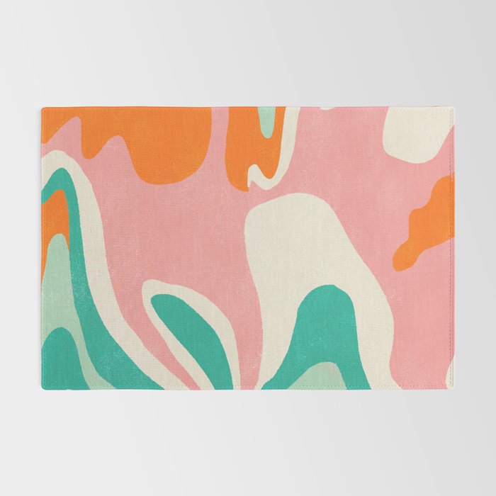 psychedelic fleurs Rug Gallery Image 2
