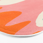 psychedelic fleurs Bath Mat Gallery Image 3