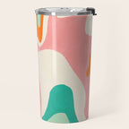 psychedelic fleurs Travel Mug Gallery Image 2