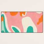 psychedelic fleurs Desk Mat Gallery Image 3