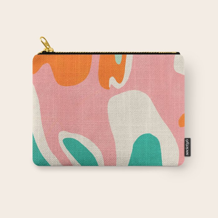 psychedelic fleurs Carry All Pouch Gallery Image 1