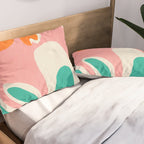 psychedelic fleurs Pillow Sham Gallery Image 2