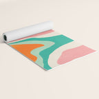 psychedelic fleurs Yoga Mat Gallery Image 2